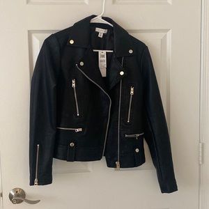 Topshop Leather Jacket NWT